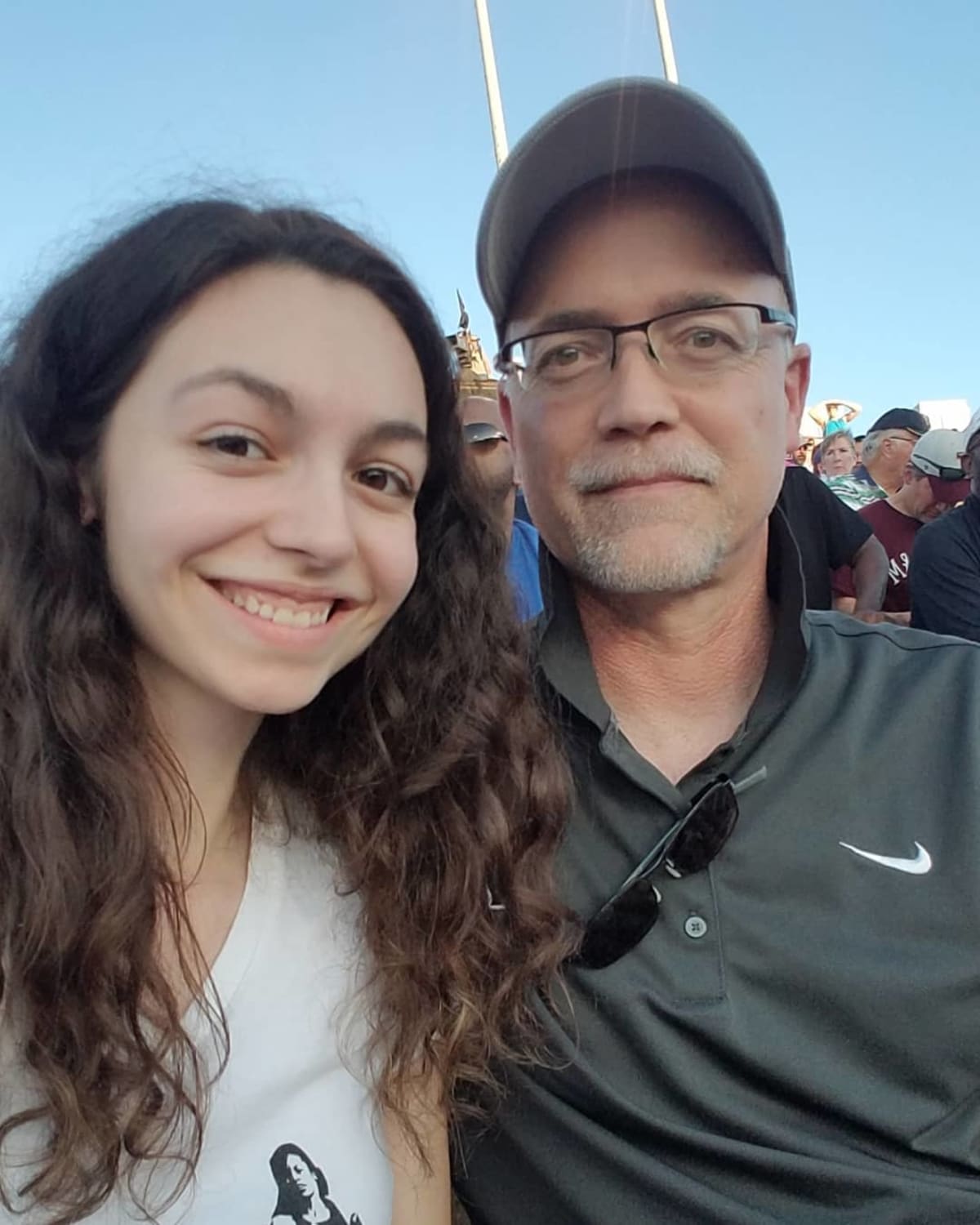 Tom Maher with his daughter Oceane Maher (Tom Maher/Facebook)