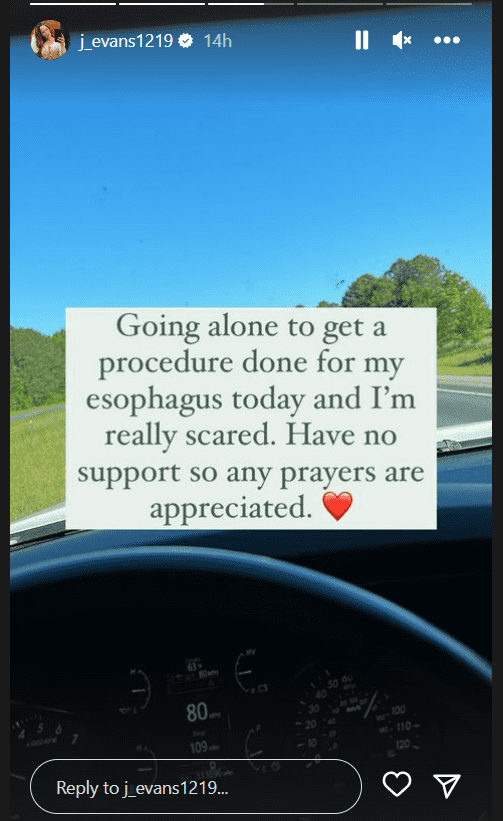 Jenelle Evans goes to medical procedure without her husband David Eason (Instagram/@j_evans1219)