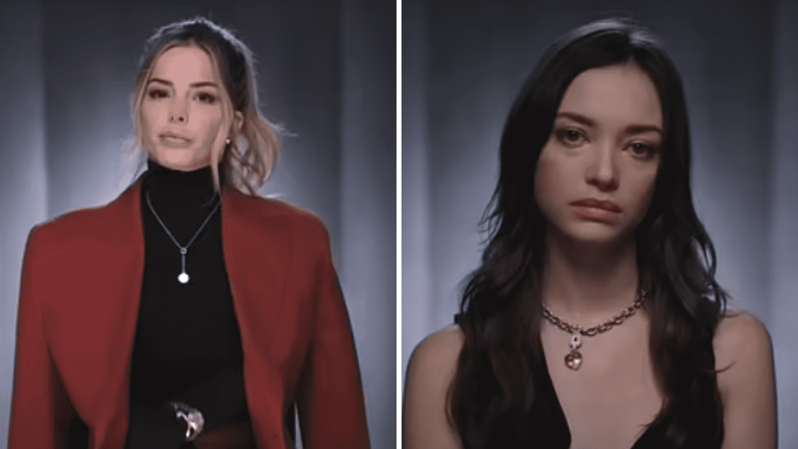 Courtney Vucekovich (left) and Julia Morrison (right) shared Armie Hammer's wild BDSM fantasies (Discovery Plus)