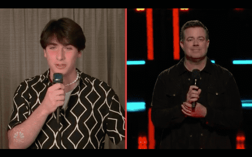 Kique appeared on 'The Voice' Season 22's Top 10 round virtually after testing positive for Covid (NBC)