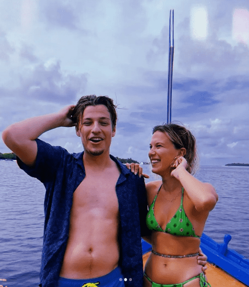 Millie Bobby Brown looked hot in a green string bikini with a cute floral pattern during a holiday with boyfriend Jake Bongiovi (Instagram)