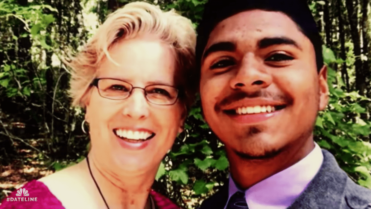 Carlos' images were recovered from the drowned CCTVs from the lake that confirmed his involvement in his mother's murder (Dateline/NBC)