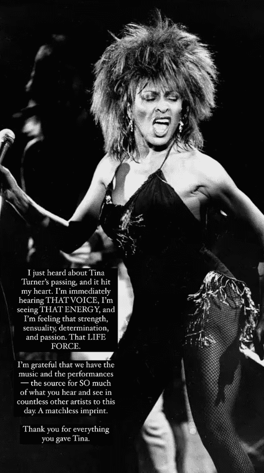 Keith Urban pays tribute to Tina Turner after learning of her untimely death (@keithurban/Instagram)