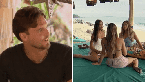Logan, Kate, Rachel, and Gabby in 'Bachelor in Paradise' 2022 episode 14 (ABC)