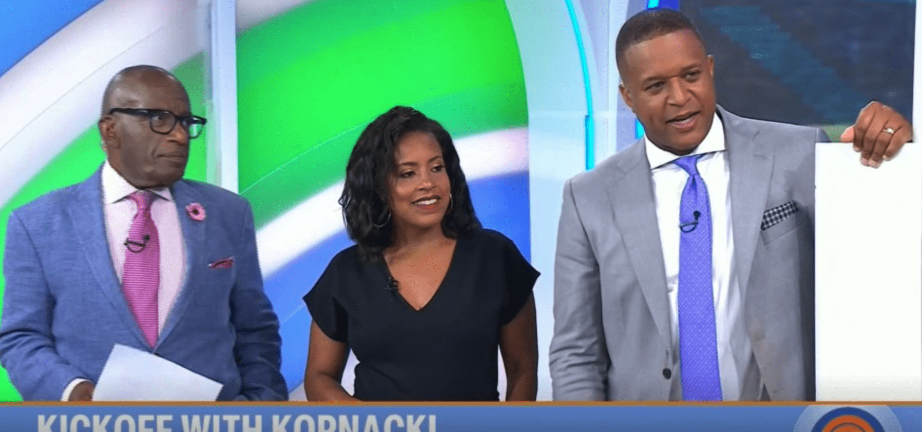 'Today' Al Roker made a small on-air blunder as co-hosts Sheinelle Jones and Craig Melvin watched (NBC)