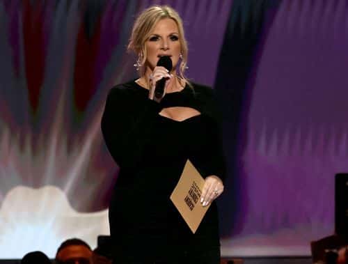 Trisha Yearwood speaks onstage during the 58th Academy Of Country Music Awards at The Ford Center at The Star on May 11, 2023 in Frisco, Texas.