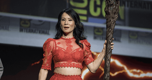 Lucy Liu at an event for 'Shazam! Fury of the Gods' (IMDb)