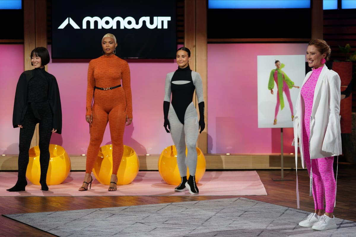 Maria Agapkina, founder of MONOSUIT, in 'Shark Tank' Season 15 (ABC)