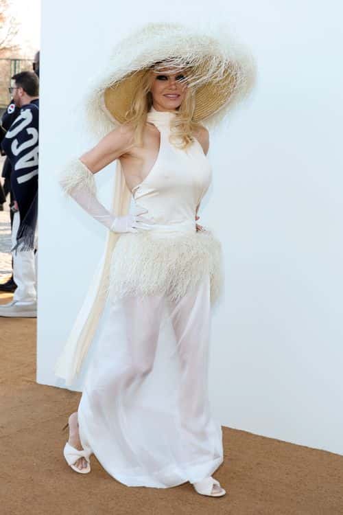 Pamela Anderson attends