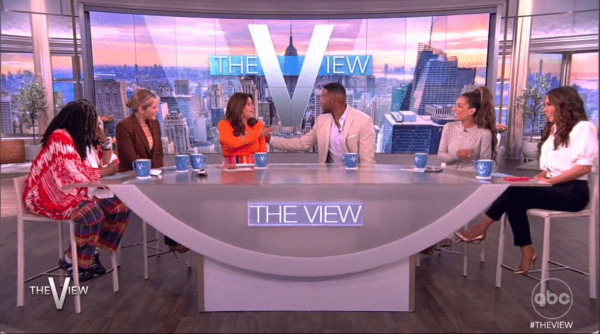 Sara Haines brought up the topic about Michael's daughters heading off to college (ABC)
