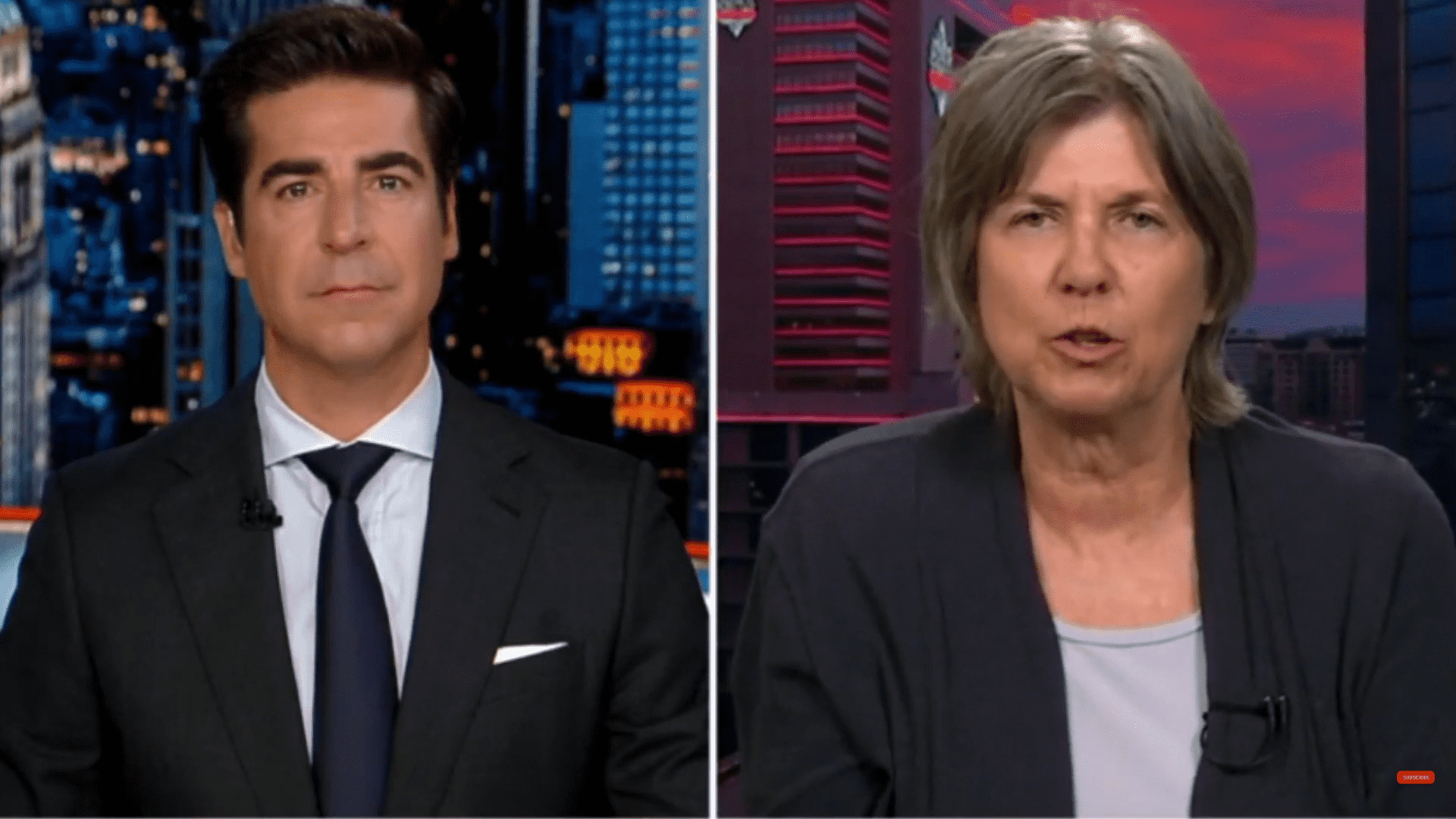 Judith Curry on 'Jesse Watters Primetime', talking about her loss of grants following denial of climate change (Fox News)