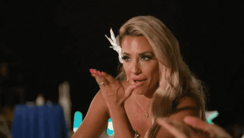 Danielle Cabral tells Teresa Guidice and Jennifer Aydin that she’s not someone the other ladies want to mess with (Bravo)