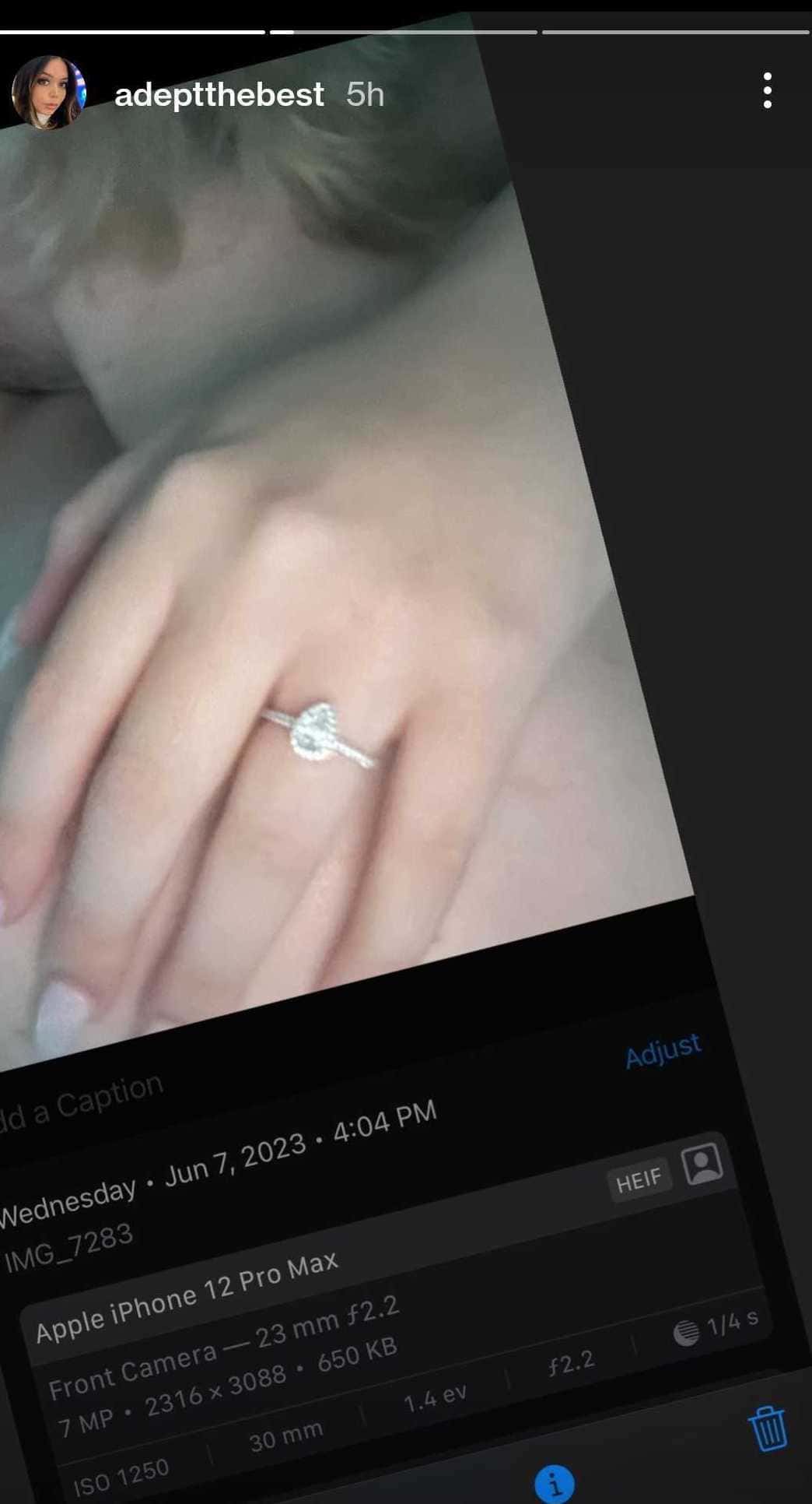 xQc claimed to be asleep when Adept took the pictures (@adeptthebest/Instagram)