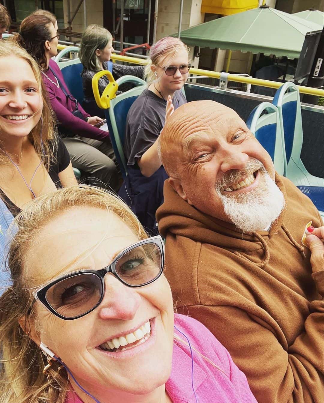 Christine Brown's children are seemingly fond of David Wooley. (Instagram/@christine_brownsw) 