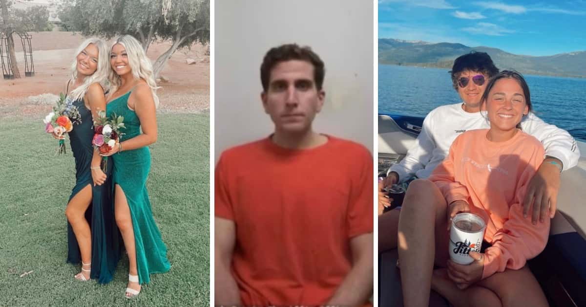 Bryan Kohberger talks about the murder case in front of a officer. (credits : maddiemogen/Instagram, Latah County Jail, xanakernodle/instagram)