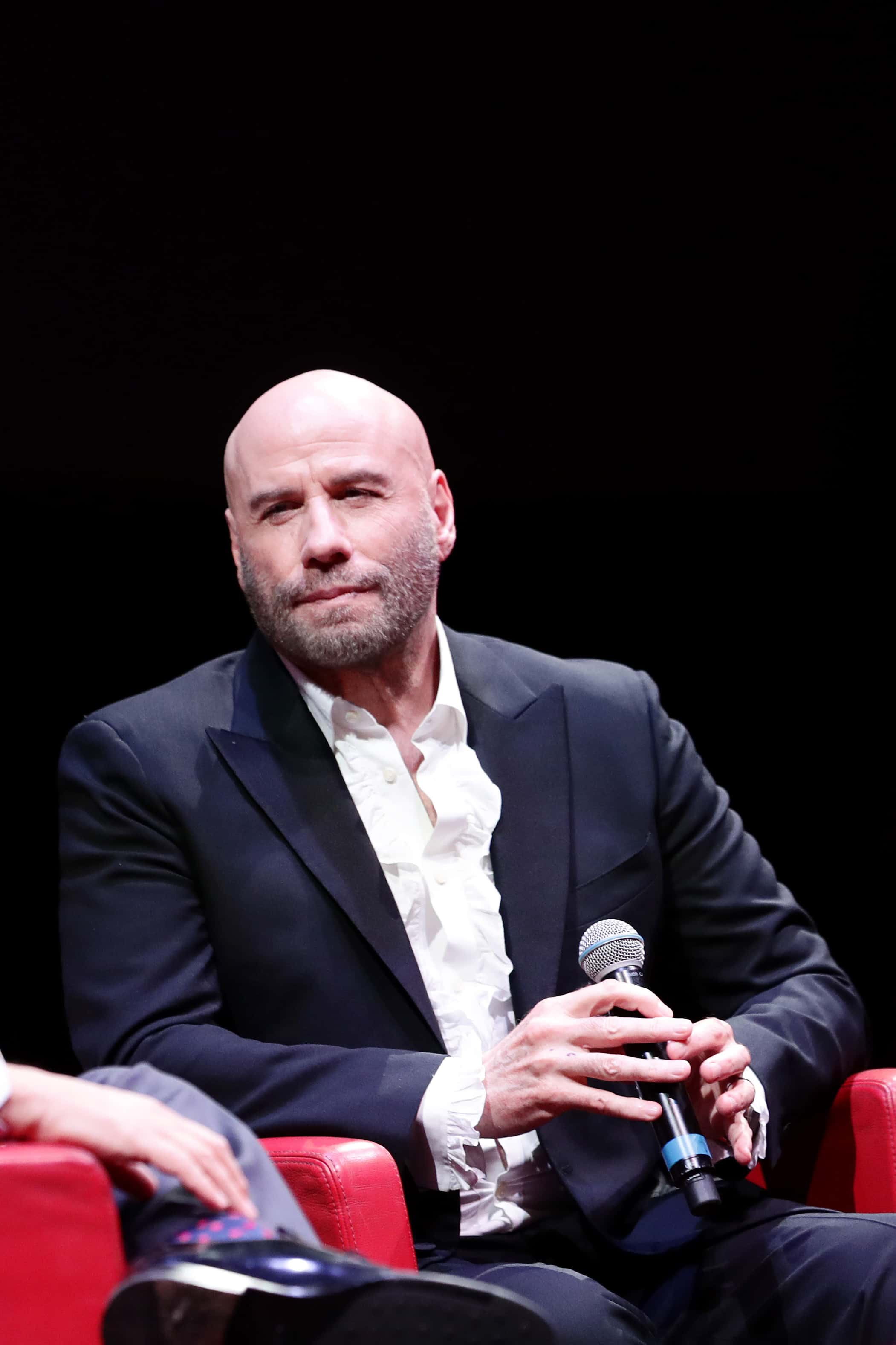John Travolta attends the masterclass during the 14th Rome Film Festival on October 22, 2019 in Rome, Italy. (Photo by Vittorio Zunino Celotto/Getty Images for RFF)