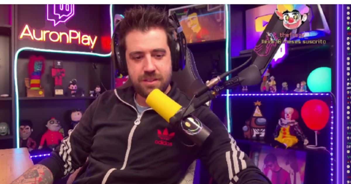 AuronPlay in one of his live sessions.(@AuronPlay/Twitch)