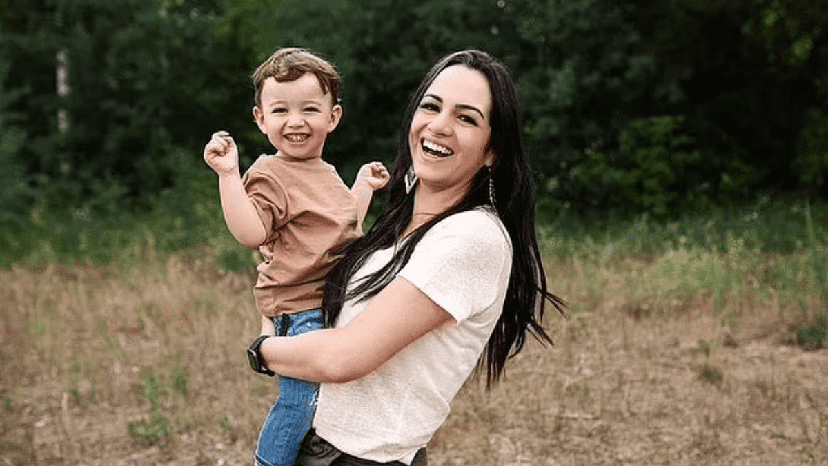 Jakob pictured with his mother Andrea (Credit: Andrea/Instagram)