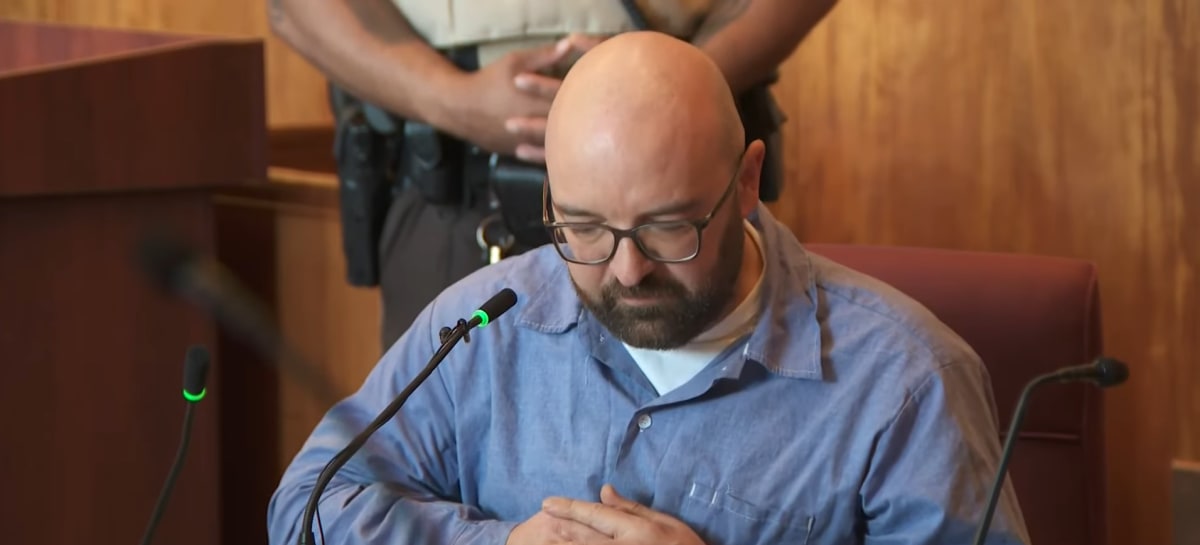 Nick Firkus was found guilty in April 2023 and was sentenced to life in prison for murder (WCCO-CBS Minnesota/YouTube) 