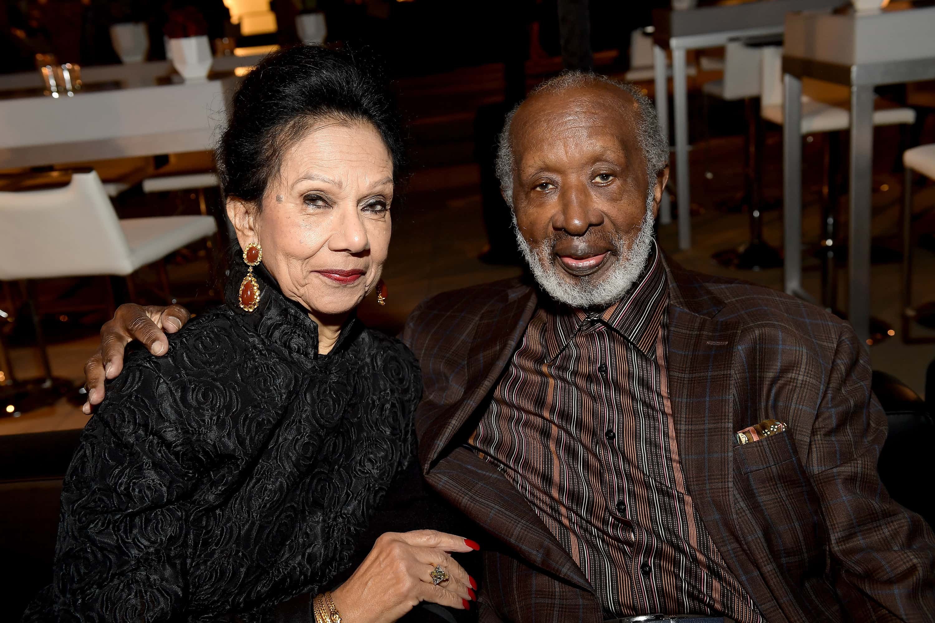 BEVERLY HILLS, CA - NOVEMBER 09:  Jacqueline Avant (L) and Clarence Avant attend the SAG-AFTRA Foundation Patron of the Artists Awards 2017 at the Wallis Annenberg Center for the Performing Arts on November 9, 2017 in Beverly Hills, California.  (Photo by Matt Winkelmeyer/Getty Images for SAG-AFTRA Foundation )