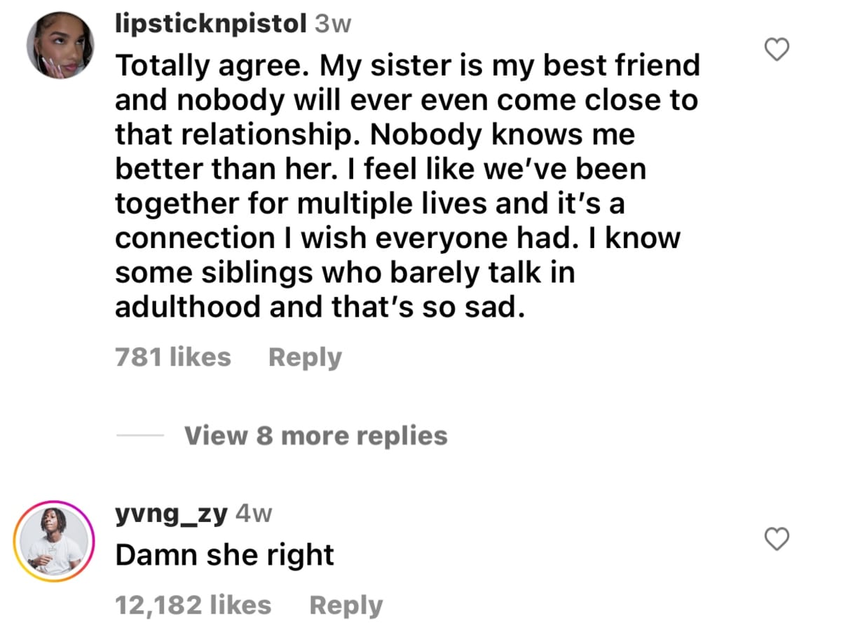 comments on Madison Beer's reel (@