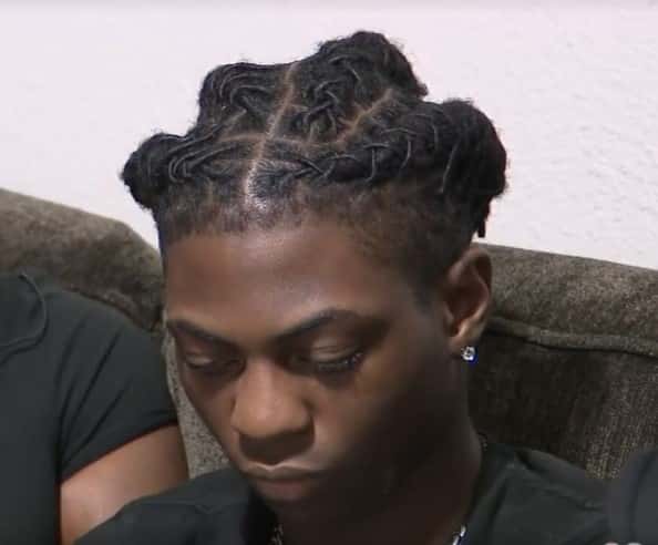 Darryl George has been suspended by school for his dreadlocks 
(Screenshot/NBC)