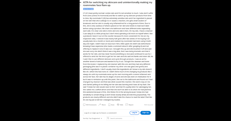 Screengrab from Reddit/ Posted by
u/Diamond_honey102