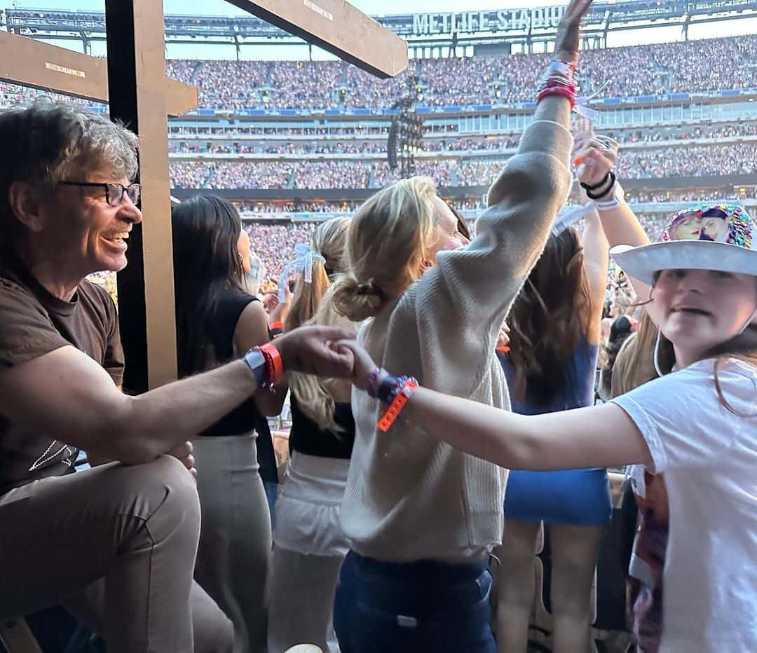 'GMA' George Stephanopoulos with daughter Elliott attending the Taylor Swift concert (@gstephanopoulos/Instagram)