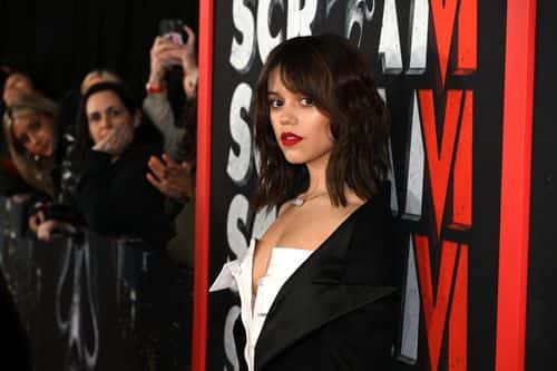 Jenna Ortega attends the Global Premiere of Paramount Pictures and Spyglass Media Group's 