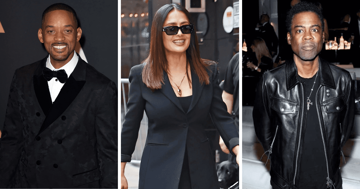 From Will  Smith (L) and Salma Hayek to Chris Roc, celebrities have opened about about their attribute to creative successes while dealing with dyslexia (Getty Images)