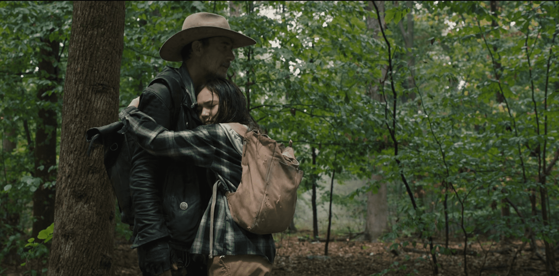 Negan and Ginny share a warm hug in 'The Walking Dead: Dead City' Episode 3 (AMC)