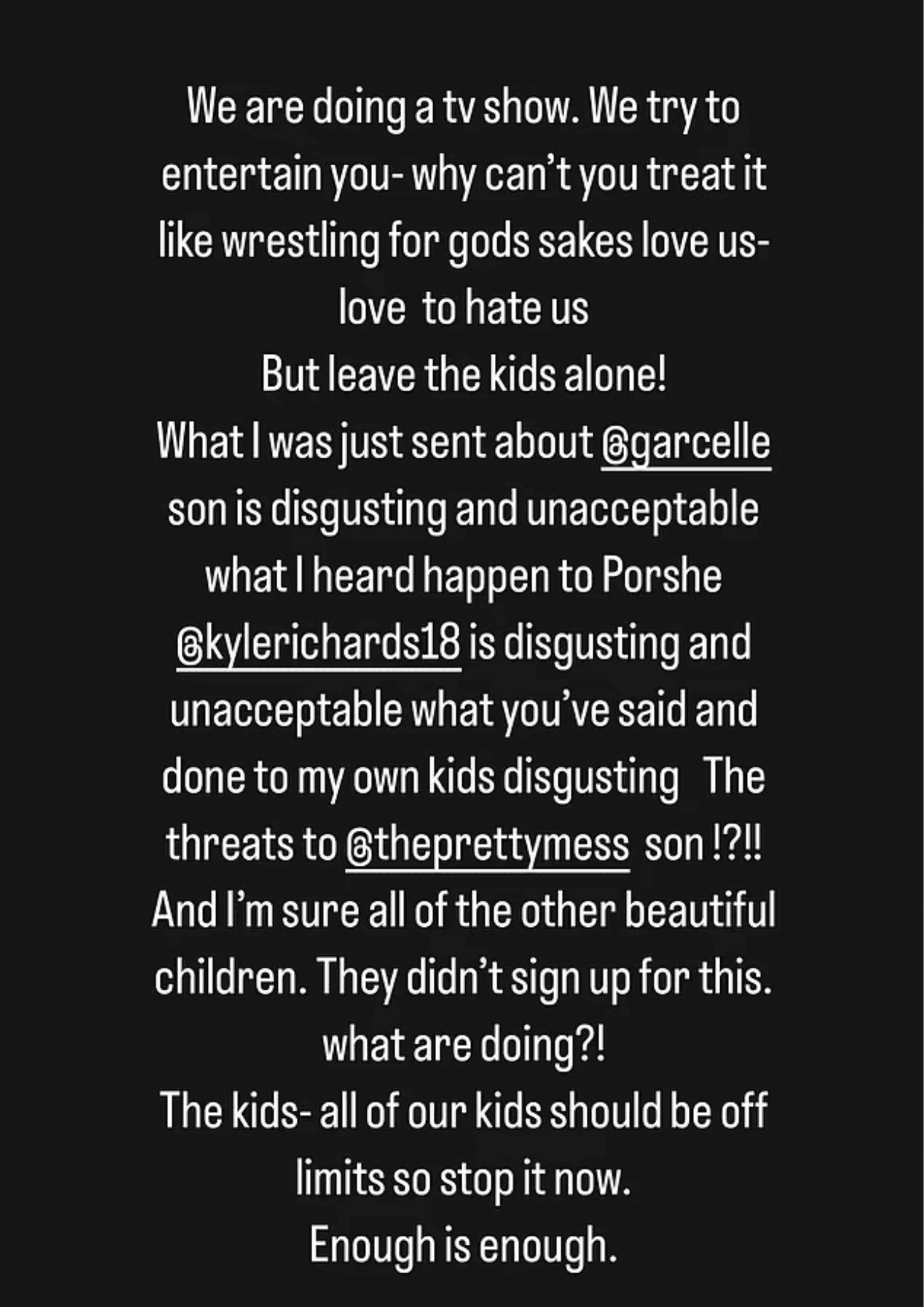 Lisa Rinna, 59, expressed a similar sentiment in an Instagram Story for her co-star (Lisa Rinna/Instagram)