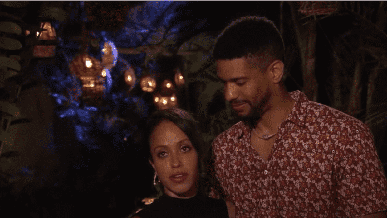 Kira Mengistu and  Romeo Alexander in 'Bachelor in Paradise' 2022 (YouTube/BachelorNation)