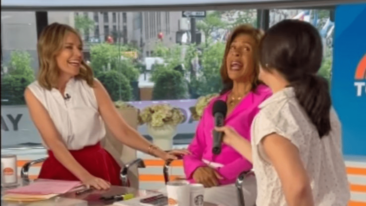 Hoda Kotb and Savannah Guthrie revealing their shocking morning encounter on 'Today'  Show Radio (@todaysxm/Instagram)