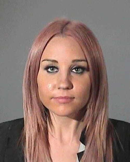 In this handout image provided by the Los Angeles County Sheriff's Office, actress Amanda Bynes is seen in a police booking photo April 6, 2012 in West Hollywood, California.  Bynes was arrested for driving under the influence of alcohol.
