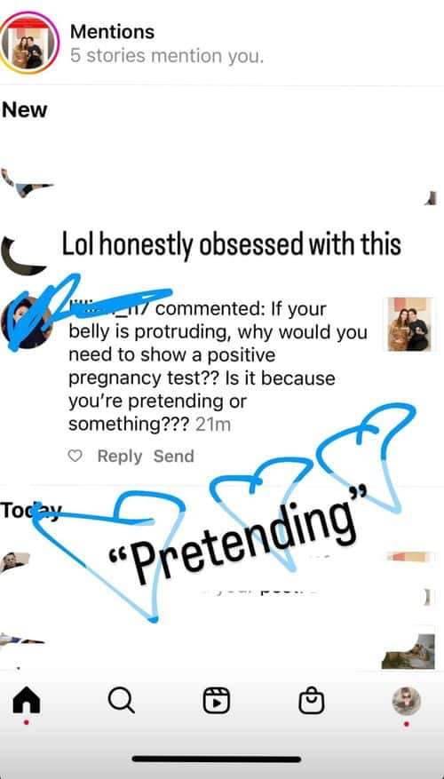 The actress said she is