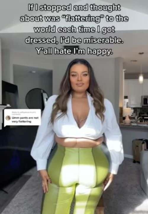 Stella Williams slamming her haters (thestellawilliams/TikTok)