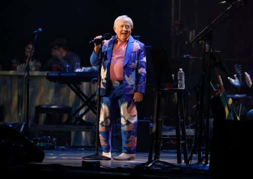 Leslie Jordan performs during the Leslie Jordan & Friends Company's Comin' To The Ryman show at the Ryman Auditorium on November 30, 2021 in Nashville, Tennessee. (Photo by Jason Kempin/Getty Images)