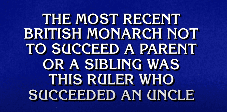 Final Jeopardy question for the first episode of Season 40: Second Chance (Jeopardy!/YouTube)