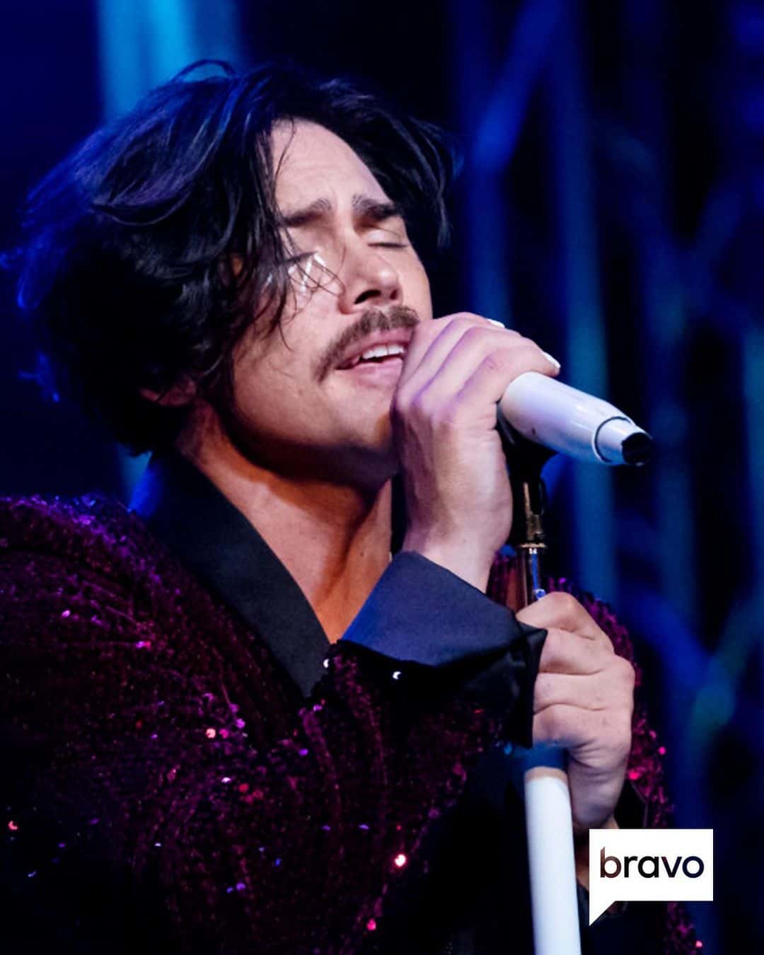 Vanderpump Rules star Tom Sandoval has received a lucrative offer from adult webcam site CamSoda to stream his band's upcoming tour (@tomsandoval1/Instagram)