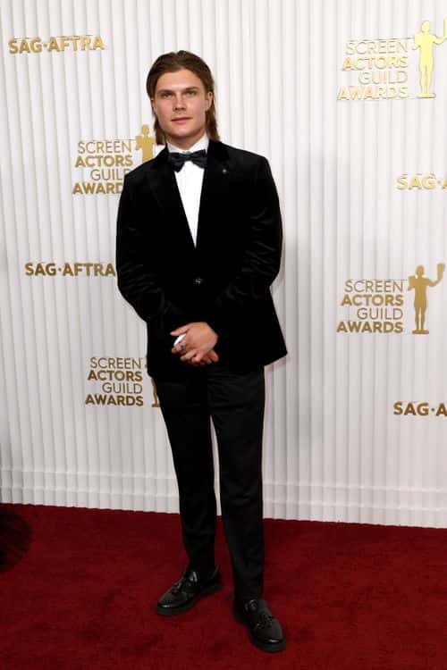 Sam Rechner attends the 29th Annual Screen Actors Guild Awards at Fairmont Century Plaza on February 26, 2023 in Los Angeles, California.