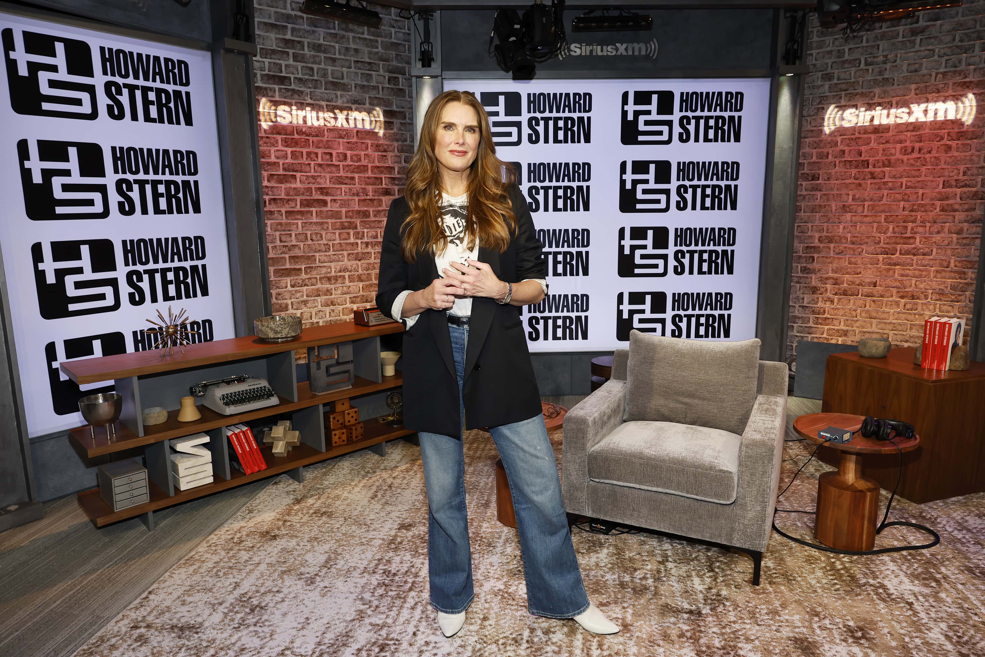Brooke Shields visits SiriusXM's 