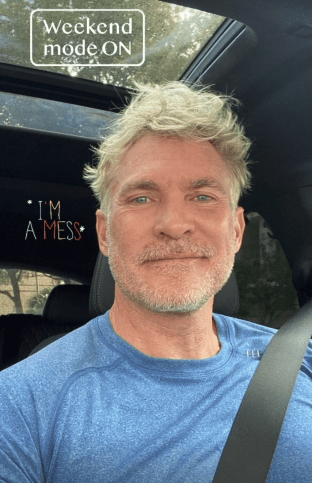 'GMA' Sam Champion shared a 'weekend' look with fans and followers on Instagram (@samchampion/Instagram)