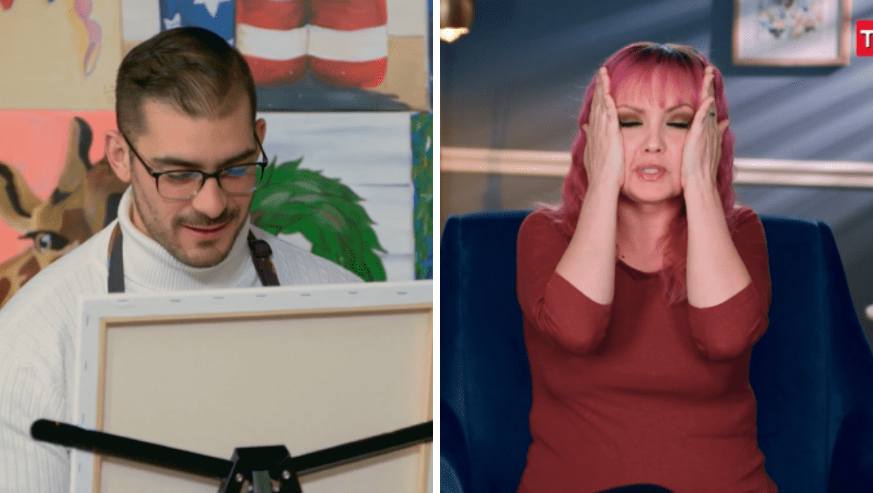 Heather and one of the men from her group date in 'My Big Fat Fabulous Life' Season 10 (TLC)