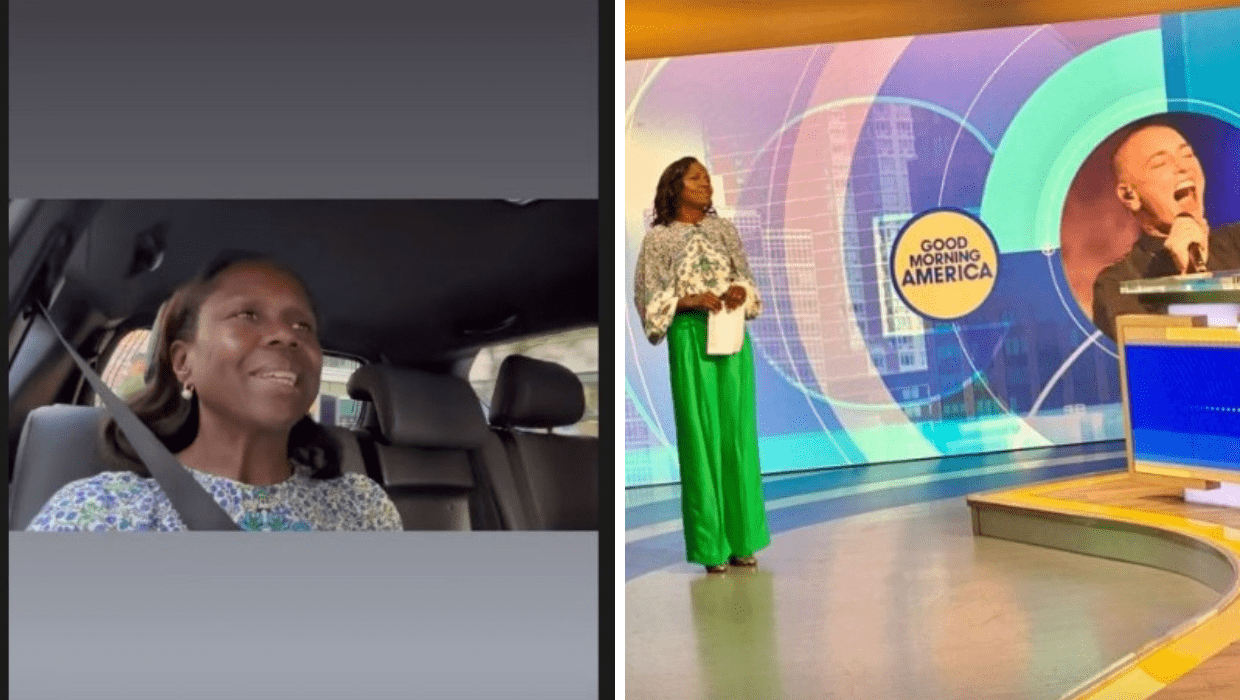 Deborah Roberts share her beauty transformation with her followers on her Instagram Story (@deborahrobertsabc/Instagram)