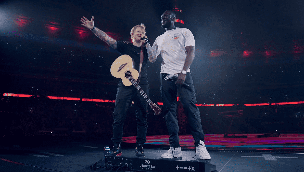 Ed Sheeran and Stormzy perform together in  'Ed Sheeran: The Sum of It All' Part 2 (Disney+)