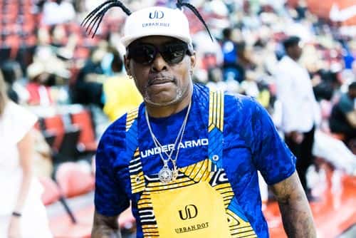 Rapper Coolio attends the 2022 Parlor Games Celebrity Basketball Classic at the Cox Pavilion on April 30, 2022 in Las Vegas, Nevada.