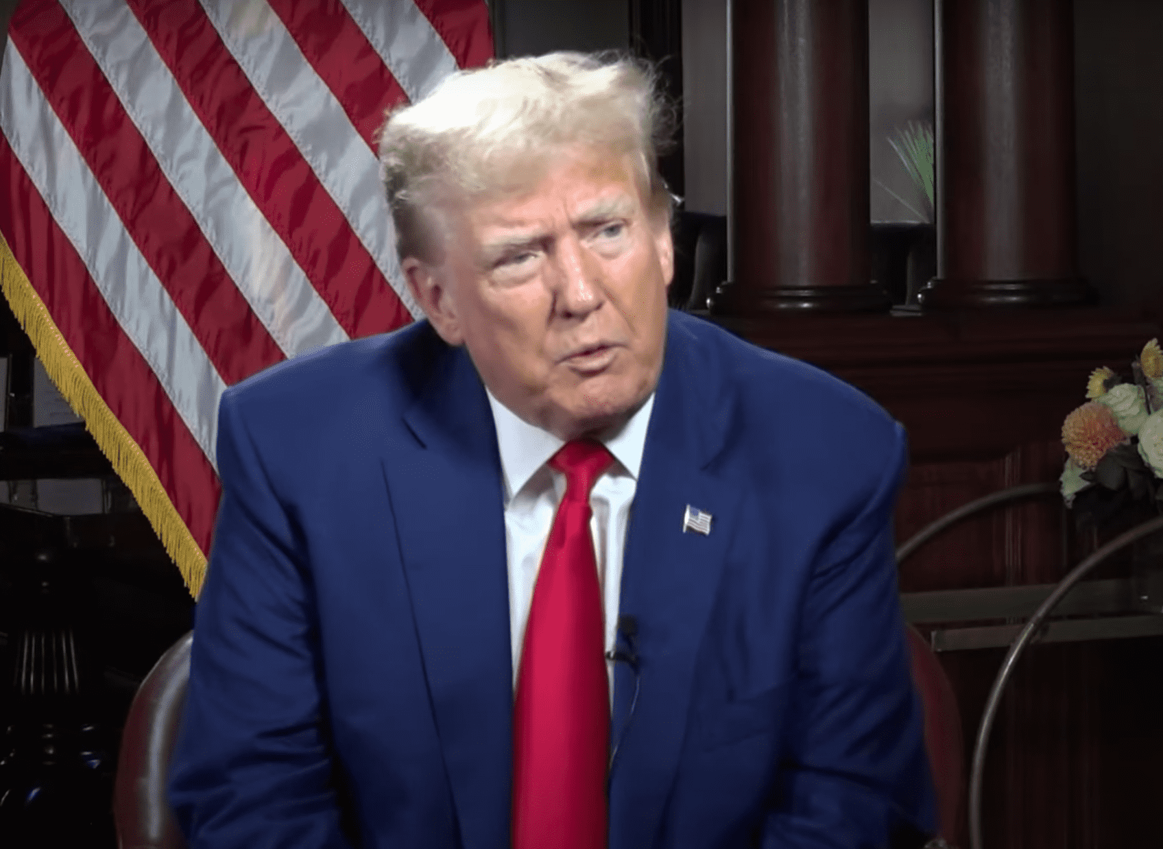 Donald Trump criticized former POTUS Barack Obama and current President Joe Biden for destroying the nation (@MegynKelly/YouTube)