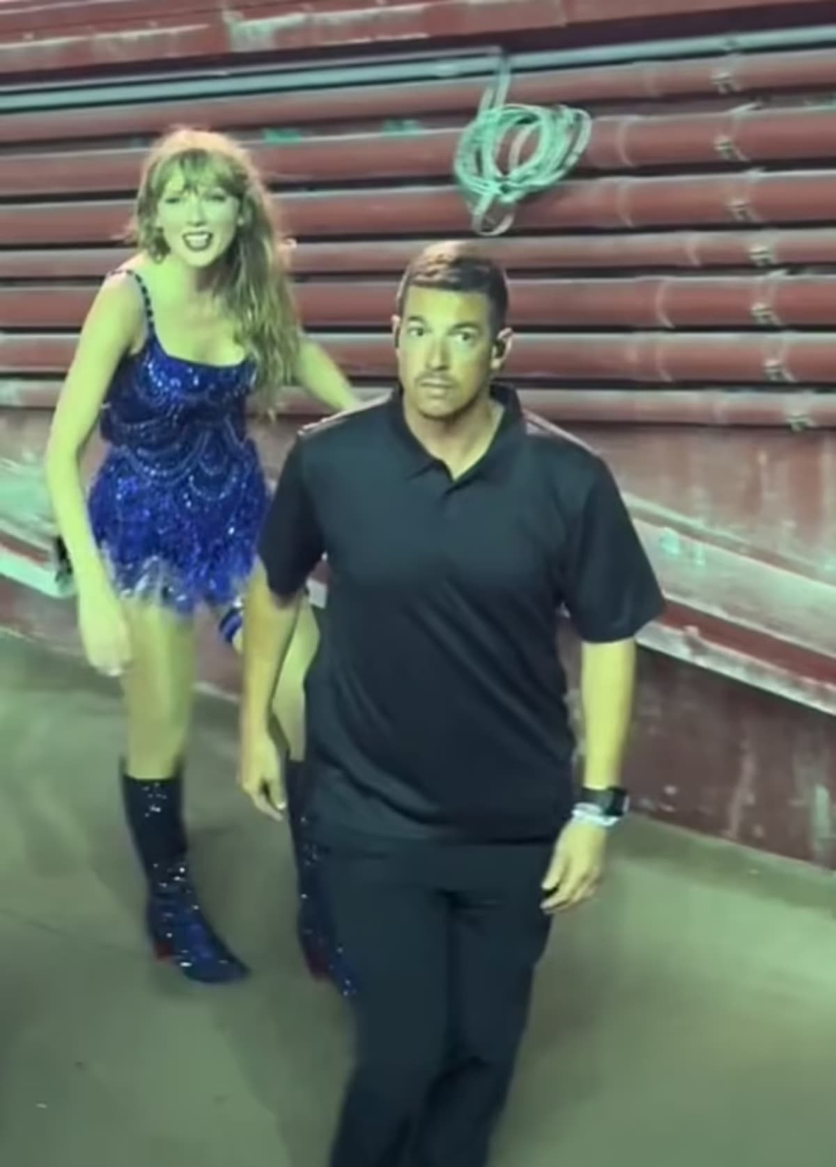 Taylor Swift's security guard flies to Israel to fight Hamas (mddholt/TikTok)