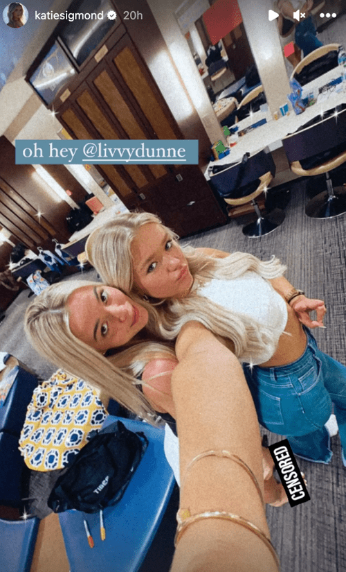 Image: katiesigmond/Instagram story